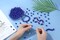 100pcs 10mm Blue Clay Beads, Round Blue Rhinestone Beads for Jewelry Making(Sapphire)